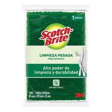 Fibra Esponja Scotch Brite Limpieza Pesada