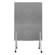 Mampara Pintarrón de Doble Vista Alfra Lux Met 150x110cm