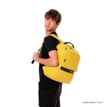 Mochila Ejecutivo Porta Laptop 14" Wivetto 2.0 Amarillo Hombre
