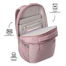 Mochila Totto Indo Rosa