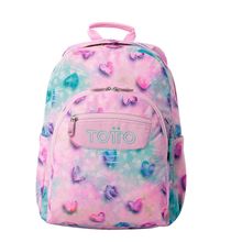 Mochila Totto Acuarela Glitter Shiny Heart