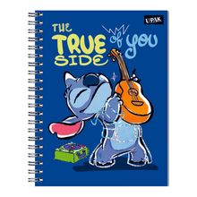 Cuaderno Profesional Cuadro Grande Upak Gladiador Stitch 100 Hojas