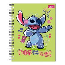Cuaderno Profesional Rayado Upak Gladiador Stitch 100 Hojas