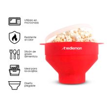 Palomera para Microondas Silicón Rojo