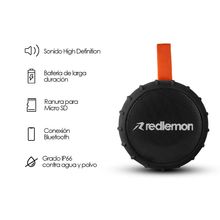 Bocina Inalámbrica Bluetooth Portátil IP66 Negra
