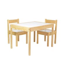 Mesa y Sillas Infantiles Montessori Shimy Madera 3 piezas