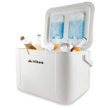 Hielera Térmica Hikeo Rígida Blanca 18 litros