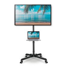 Soporte Móvil para Pantallas de 32" a 55" con 6 Niveles de Altura