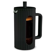 Prensa Francesa Casa Litus Vidrio y Acero Inoxidable Negra 1 litro