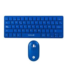 Teclado y Mouse Inalámbricos Techzone Young Pop Azul