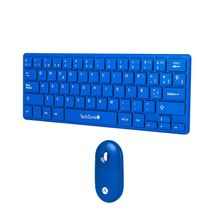 Teclado y Mouse Inalámbricos Techzone Young Pop Azul