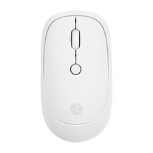 Mouse Óptico Inalámbrico Techzone Slim Blanco