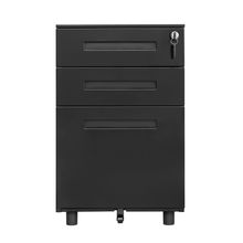 Archivero Stuk 3 Gavetas Negro