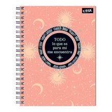 Cuaderno Profesional Cuadro Grande Upak Samurai Astrología 100 hojas