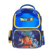 Mochila Yadatex Dragon Ball Super Goku Azul Brillante