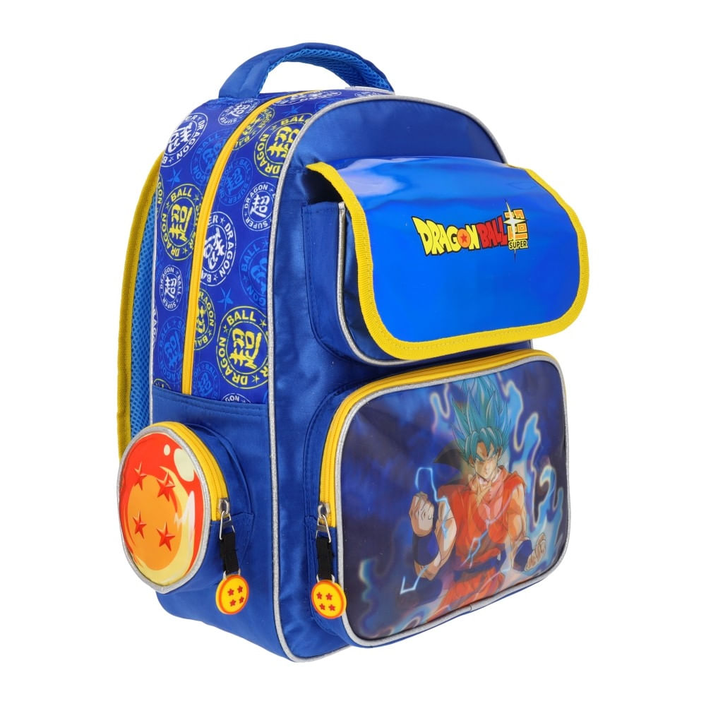 Mochila Yadatex Dragon Ball Super Goku Azul Brillante Yadatex