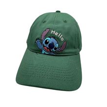 Gorra Disney Stitch Hola Verde