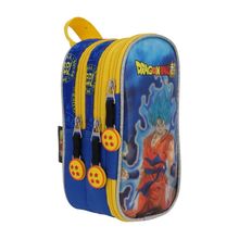 Lapicera Triple Yadatex Dragon Ball Super Goku Azul Brillante