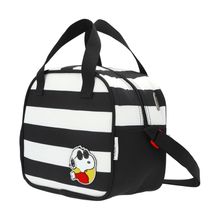 Lonchera Yadatex Peanuts Snoopy Rayas Blanco y Negro
