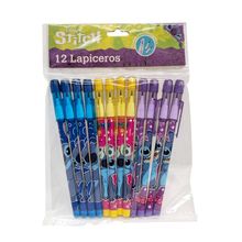 Lapiceros con Puntillas Berry Hip Disney Stitch 12 piezas