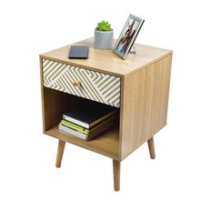 Buró con Cajón y Entrepaño Moon Beige y Blanco