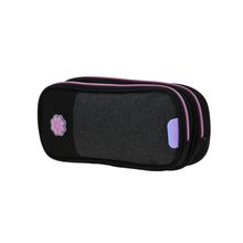 Lapicera Doble Chenson Happy Girl Tarlait Negra Morada