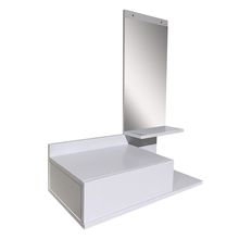 Recibidor con Espejo y Cajón Manchester Blanco
