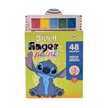 Libro Acuarelable Disney Stitch Finger Paint 48 páginas
