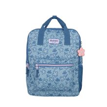 Mochila Xtrem Leia 5Xt Flores Azul