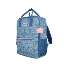 Mochila Xtrem Leia 5Xt Flores Azul