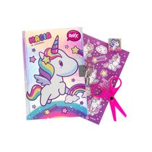Set de Diario Onix Unicornio World Fantastic 8 piezas