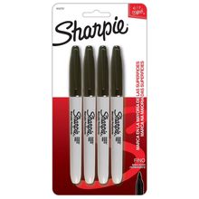 Marcadores Sharpie Negro 4 piezas