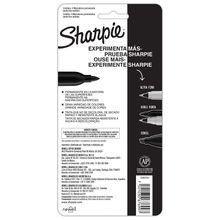 Marcadores Sharpie Negro 4 piezas