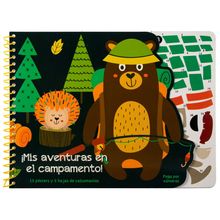 Pega por Números. Mis Aventuras en el Campamento