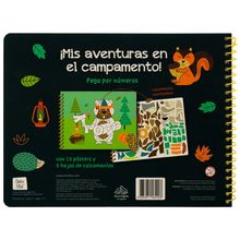 Pega por Números. Mis Aventuras en el Campamento
