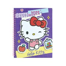 Agenda Escolar 2025-2026 Danpex Hello Kitty Morada