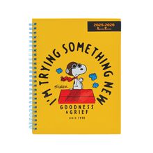 Agenda Escolar 2025-2026 Danpex Snoopy Amarilla