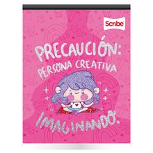 Bloc de Hojas Blancas Tamaño Esquela Scribe Super Girl Engomado 80 hojas