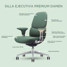 Silla Ejecutiva Premium Stuk Damen Ergonómica Verde