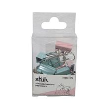 Sujetadocumentos Stuk Cats 19mm 12 piezas
