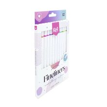 Plumones Kiut Fineliner 12 pzas