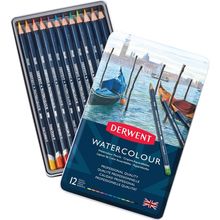 Lápices de Colores Derwent Acuarela 12 pzas