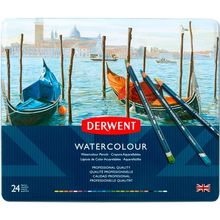 Lápices de Colores Derwent Acuarela 24 pzas