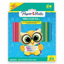 Lápices de Colores Paper Mate Redondos 24 piezas