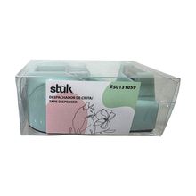 Cinta Adhesiva con Despachador Stuk Cats Azul