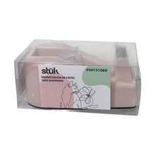 Cinta Adhesiva con Despachador Stuk Cats Rosa