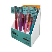 Bolígrafos de Gel Stuk Colors Tinta Negra 12 piezas
