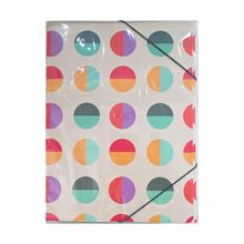 Folder con Elástico Stuk Colors Círculos