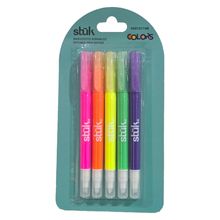 Marcatextos Borrables Stuk Colors Neón 5 piezas