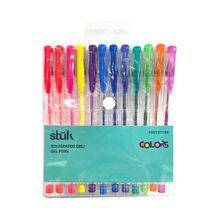 Bolígrafos de Gel Stuk Colors Neón 12 piezas
